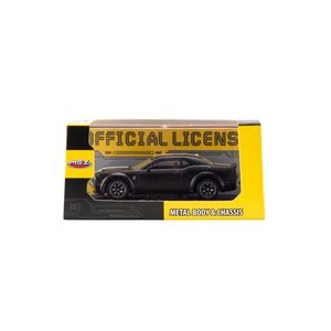 MSZ 1/64 Dodge Challenger SRT Jailbreak Die-Cast - Black/White